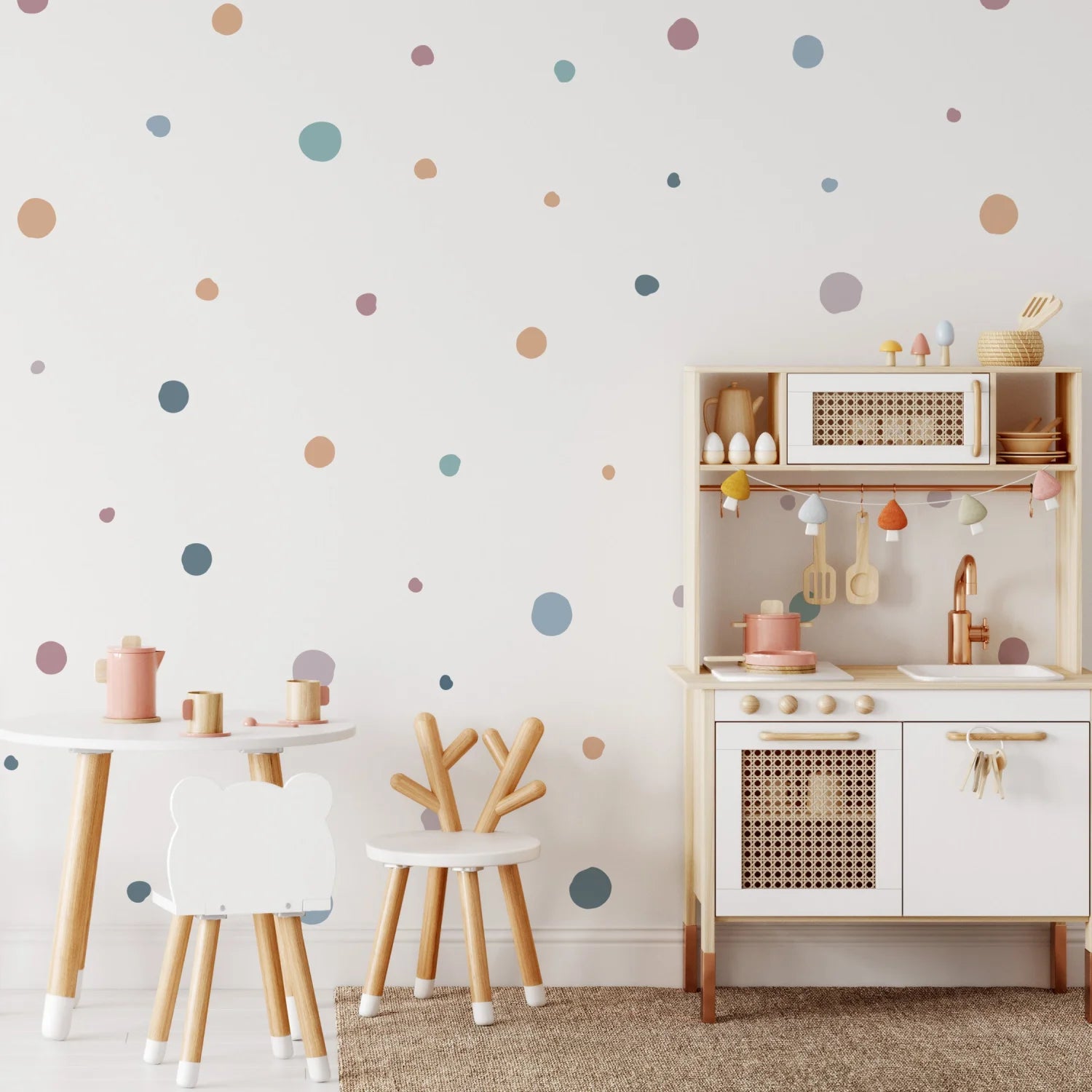 Bright Burst Polka Dot Wall Decal - Decals - Polka Dots