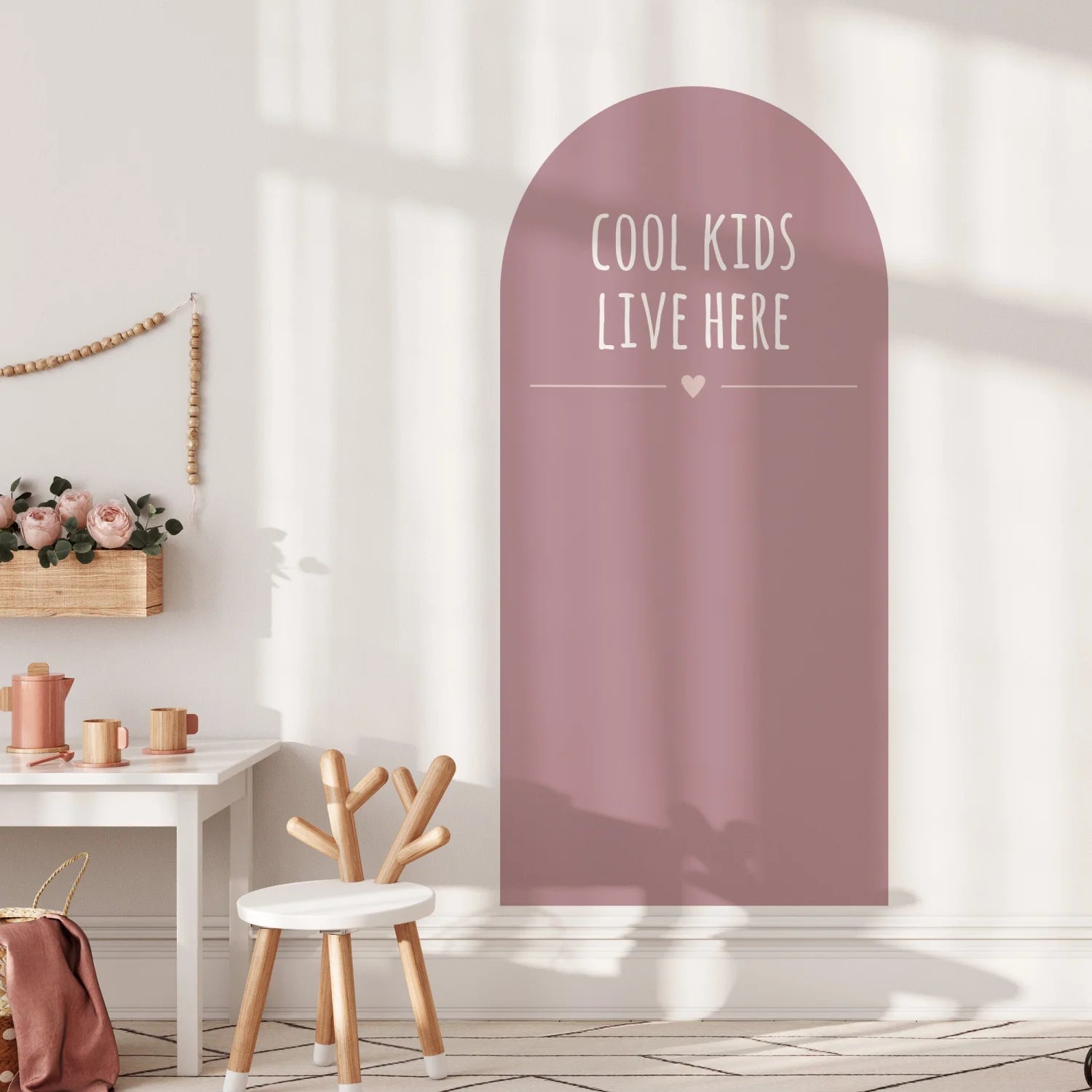 Cool Kids Live Here Arch - Decals Quote Arches