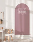 Cool Kids Live Here Arch - Decals Quote Arches