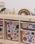 Dots Multi - Storage Tub Decals - Organisational Tubs