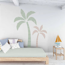 Green & Neutral Palm Tree Wall Decal - Large