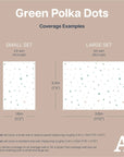 Greens Polka Dot Wall Decals - Decals - Polka Dots