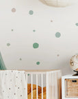 Greens Polka Dot Wall Decals - Decals - Polka Dots