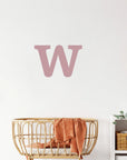 Letter W Initial Decal - Decals - Initials