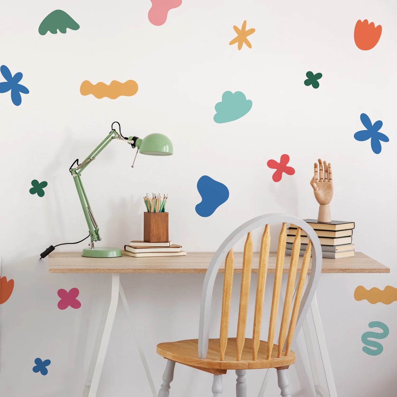 Mixed Shapes Multi Wall Decal - Decals Abstract