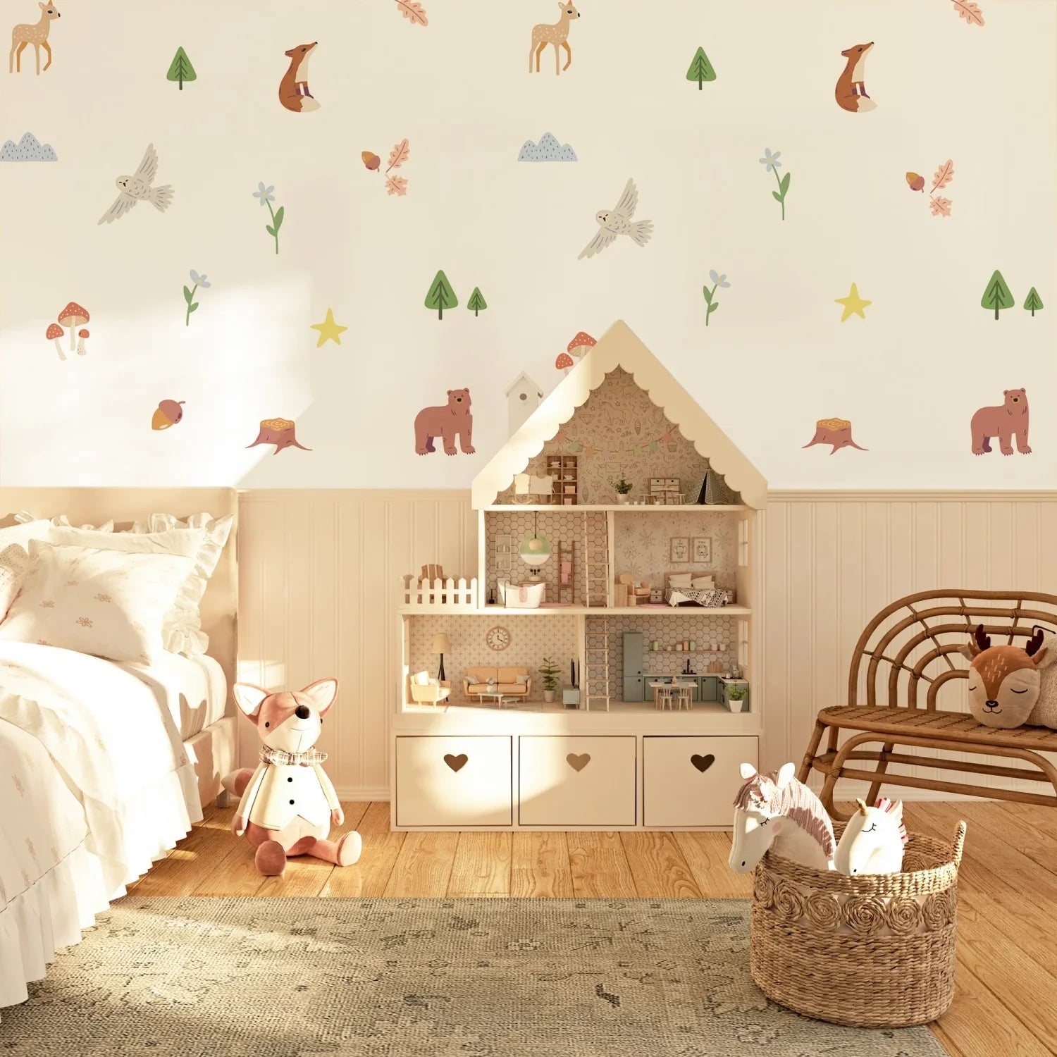 Woodland Animals - Pastel - Decals - Animals