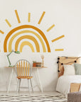 Rainbow Sun Wall Decal - Decals Big Features